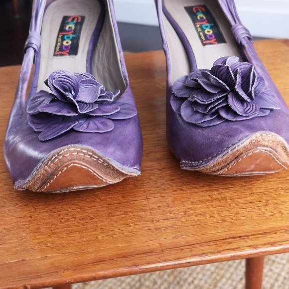 Everybody by BZ Moda purple leather pumps - Picture 12 of 15